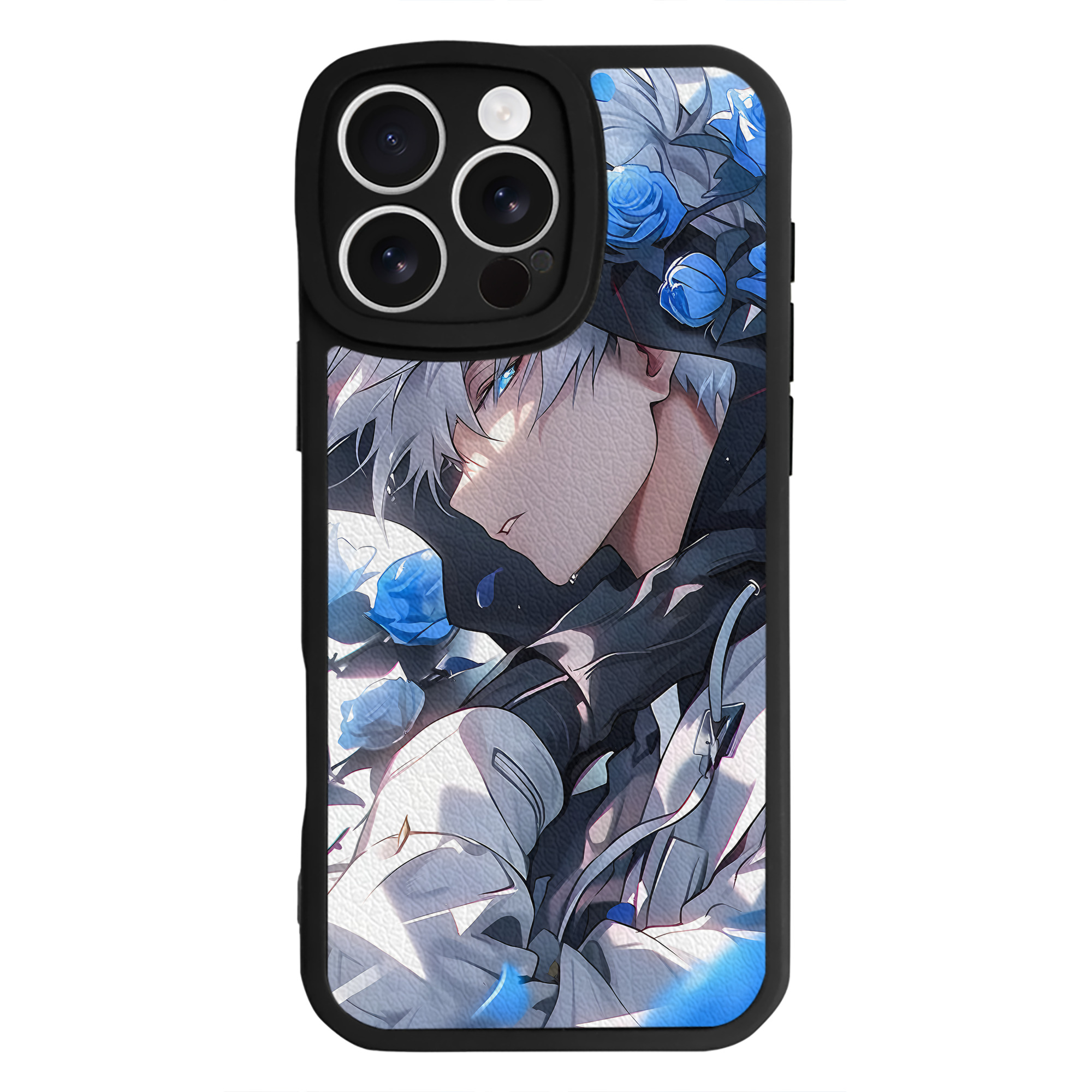 （画像用） 呪術廻戦 Jujutsu Kaisen 【iPhone 16シリーズ対応】シリコンスマホケース（レザー調） 材質：シリコン